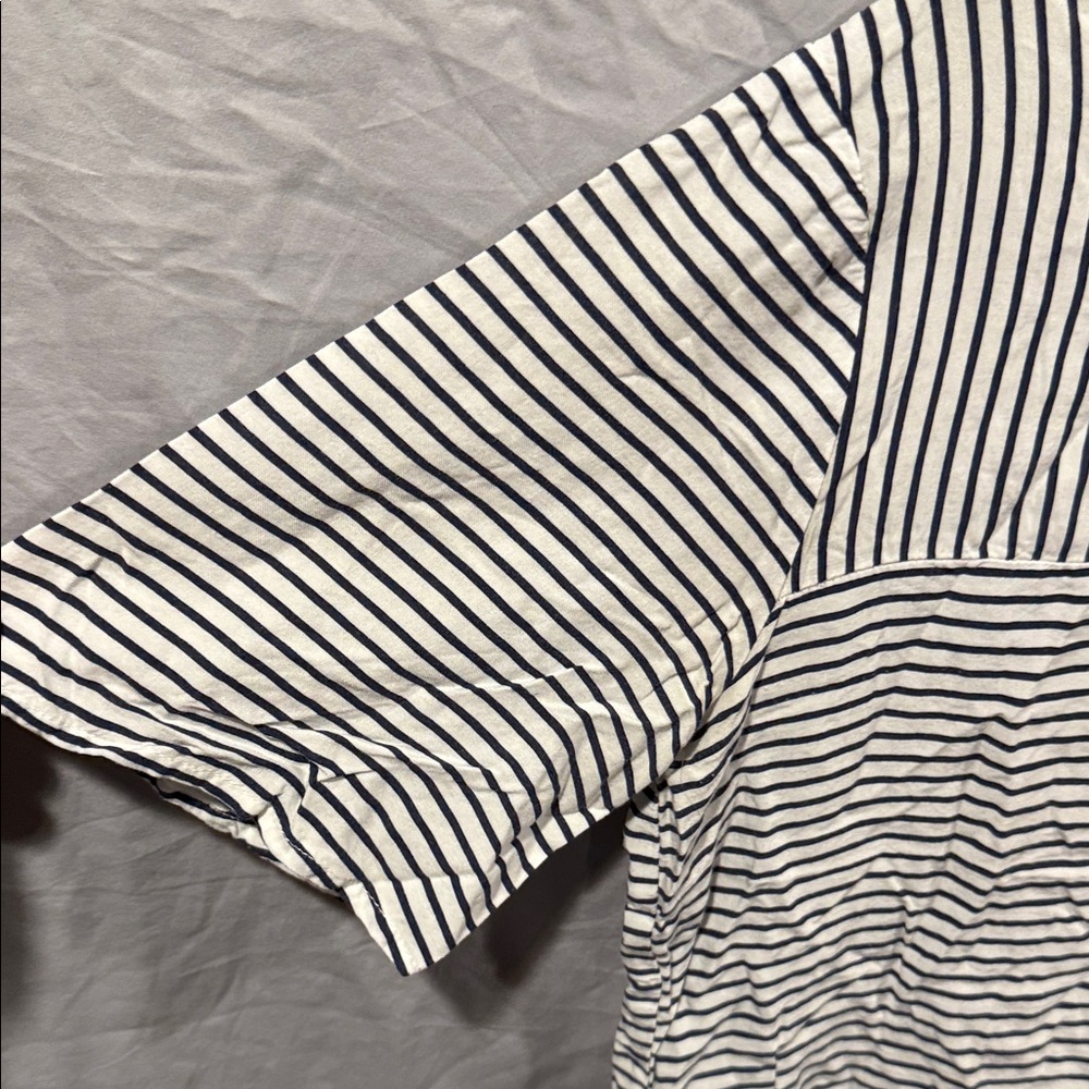 Pull&Bear Monochrome Striped Short Sleeve Top - Picture 3 of 8
